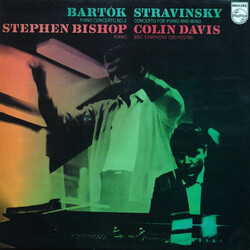 Béla Bartók / Igor Stravinsky / Stephen Bishop (3) / Sir Colin Davis Piano Concerto No. 2 / Concerto For Piano And Wind Vinyl LP USED