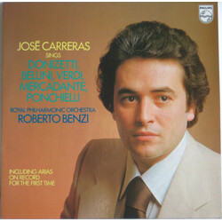 José Carreras / The Royal Philharmonic Orchestra / Roberto Benzi José Carreras Sings Donizetti, Bellini, Verdi, Mercadante, Ponchielli Vinyl LP USED