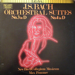 Johann Sebastian Bach / Max Pommer / Neues Bachisches Collegium Musicum Leipzig J.S. Bach: Orchestral Suites No. 3 In D & No. 4 In D Vinyl LP USED