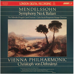 Felix Mendelssohn-Bartholdy / Wiener Philharmoniker / Christoph von Dohnányi Symphony No. 4, 'Italian' / The Hebrides (Fingal's Cave) Overture / Calm 