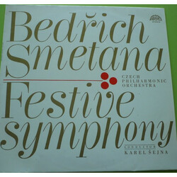 Bedřich Smetana / The Czech Philharmonic Orchestra / Karel Šejna Festive Symphony Vinyl LP USED