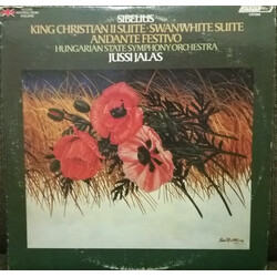 Jean Sibelius / Jussi Jalas / Hungarian State Symphony Orchestra King Christian II Suite, Swanwhite Suite, Andante Festivo Vinyl LP USED