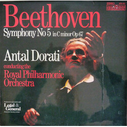 Ludwig van Beethoven / Antal Dorati / The Royal Philharmonic Orchestra Symphony No 5 In C Minor Op 67 Vinyl LP USED
