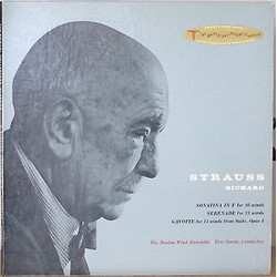 The Boston Wind Ensemble / Eric Simon Strauss, Richard Vinyl LP USED