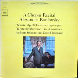 Alexander Brailowsky A Chopin Recital Vinyl LP USED