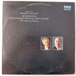 Ludwig van Beethoven / Arthur Rubinstein / Erich Leinsdorf / Boston Symphony Orchestra "Emperor" Concerto Vinyl LP USED