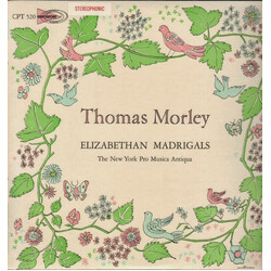 The New York Pro Musica Antiqua Elizabethan Madrigals Vinyl LP USED