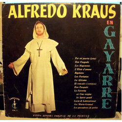 Alfredo Kraus Alfredo Kraus En "Gayarre" (Banda Sonora Original De La Pelicula) Vinyl LP USED
