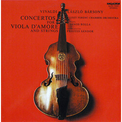 Antonio Vivaldi / László Bársony / Liszt Ferenc Chamber Orchestra / János Rolla / Frigyes Sándor Concertos For Viola D'Amore And Strings Vinyl LP USED