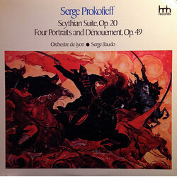 Sergei Prokofiev / Orchestre De Lyon / Serge Baudo Scythian Suite / Four Portraits And Dénouement Vinyl LP USED