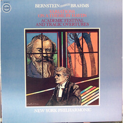 Leonard Bernstein / The New York Philharmonic Orchestra Leonard Bernstein Conducts Brahms Vinyl LP USED