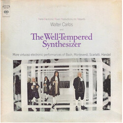 Walter Carlos The Well-Tempered Synthesizer Vinyl LP USED