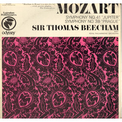 Wolfgang Amadeus Mozart / Sir Thomas Beecham / The Royal Philharmonic Orchestra Symphony No. 41 "Jupiter" / Symphony No. 38 "Prague" Vinyl LP USED