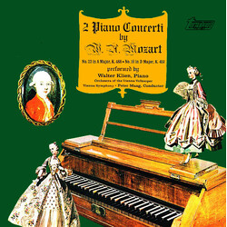 Wolfgang Amadeus Mozart / Walter Klien 2 Piano Concerti By W. A. Mozart (No. 23 In A Major, K. 488 - No. 16 In D Major, K. 451) Vinyl LP USED