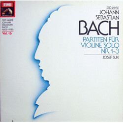 Johann Sebastian Bach / Josef Suk Partitan Für Violine Solo Nr. 1~3 Vinyl LP USED