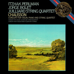 Itzhak Perlman / Jorge Bolet / Juilliard String Quartet / Ernest Chausson Concert For Violin, Piano And String Quartet Vinyl LP USED