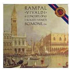 Jean-Pierre Rampal / I Solisti Veneti / Claudio Scimone / Antonio Vivaldi 6 Flute/Flöte Concerti Vinyl LP USED