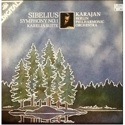 Jean Sibelius / Herbert von Karajan / Berliner Philharmoniker Symphony No. 1 · Karelia Suite Vinyl LP USED