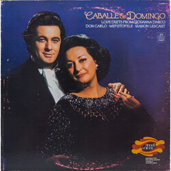 Montserrat Caballé / Placido Domingo Love Duets Vinyl LP USED