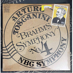 Johannes Brahms / Arturo Toscanini Symphony No. 4, In E Minor, Op. 98 Vinyl LP USED