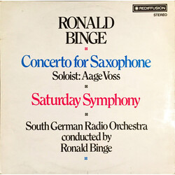 Ronald Binge / Aage Voss / Südfunk-Sinfonieorchester Concerto For Saxophone; Saturday Symphony Vinyl LP USED