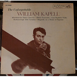 William Kapell The Unforgettable William Kapell Vinyl LP USED