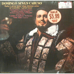 Placido Domingo / The London Symphony Orchestra Domingo Sings Caruso Vinyl LP USED