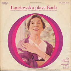 Johann Sebastian Bach / Wanda Landowska Landowska Plays Bach Vinyl LP USED