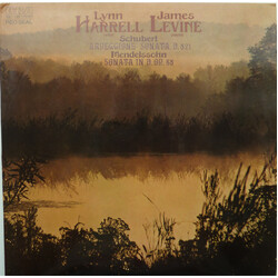 Lynn Harrell / James Levine (2) / Franz Schubert / Felix Mendelssohn-Bartholdy "Arpeggione" Sonata, D. 821 / Sonata In D Op. 58 Vinyl LP USED