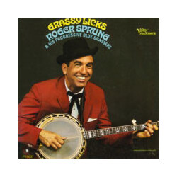 Roger Sprung And His Progressive Bluegrassers Grassy Licks Vinyl LP USED