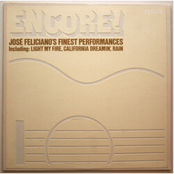 José Feliciano Encore! José Feliciano's Finest Performances Vinyl LP USED