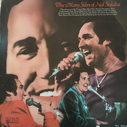 Neil Sedaka The Many Sides Of Neil Sedaka Vinyl LP USED