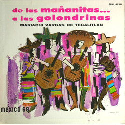 Mariachi Vargas de Tecalitlán De Las Mañanitas...A Las Golondrinas Vinyl LP USED