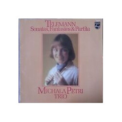 Georg Philipp Telemann / Michala Petri Trio Sonatas, Fantasies & Partita Vinyl LP USED