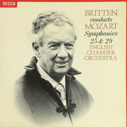 Wolfgang Amadeus Mozart / Benjamin Britten / English Chamber Orchestra Britten Conducts Mozart Symphonies 25 & 29 Vinyl LP USED