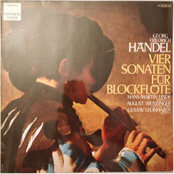 Georg Friedrich Händel Vier Sonaten  Für Blockflöte Vinyl LP USED