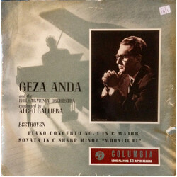 Ludwig van Beethoven / Géza Anda / Philharmonia Orchestra / Alceo Galliera Concerto No. 1 In C Major, Op. 15 / Sonata No. 14 In C Sharp Minor, Op. 27,