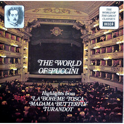 Giacomo Puccini The World Of Puccini Vinyl LP USED