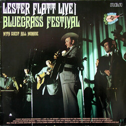 Lester Flatt Live Bluegrass Festival Vinyl LP USED