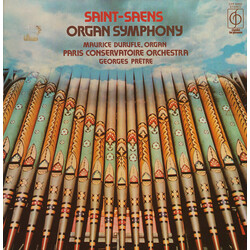 Camille Saint-Saëns / Maurice Duruflé / Orchestre De La Société Des Concerts Du Conservatoire / Georges Prêtre Saint-Saens Organ Symphony Vinyl LP USE