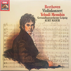 Ludwig van Beethoven / Yehudi Menuhin / Gewandhausorchester Leipzig / Kurt Masur Violinkonzert Vinyl LP USED