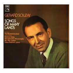 Gérard Souzay Songs Of Many Lands Vinyl LP USED