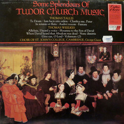 Thomas Tallis / Thomas Weelkes / St. John's College Choir / George Guest (2) Some Splendours Of Tudor Church Music Vinyl LP USED