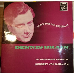 Dennis Brain / Philharmonia Orchestra / Herbert von Karajan / Wolfgang Amadeus Mozart Horn Concertos Nos.1-4 Vinyl LP USED