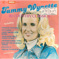 Tammy Wynette Twenty Country Classics Vinyl LP USED