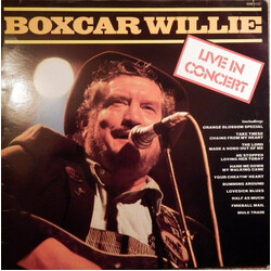 Boxcar Willie Live In Concert Vinyl LP USED