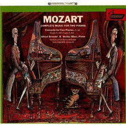 Wolfgang Amadeus Mozart / Alfred Brendel / Walter Klien Complete Music For Two Pianos Vinyl LP USED