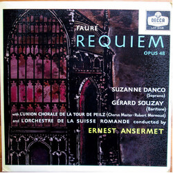 Gabriel Fauré / Ernest Ansermet / Gérard Souzay / L'Orchestre De La Suisse Romande Requiem Op.48 Vinyl LP USED