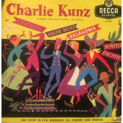 Charlie Kunz Piano Selections - Including Carousel, Show Boat, Oklahoma, South Pacific Vinyl LP USED