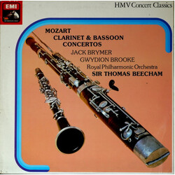 Wolfgang Amadeus Mozart / Gwydion Brooke / Jack Brymer / The Royal Philharmonic Orchestra / Sir Thomas Beecham Clarinet & Bassoon Concertos Vinyl LP U